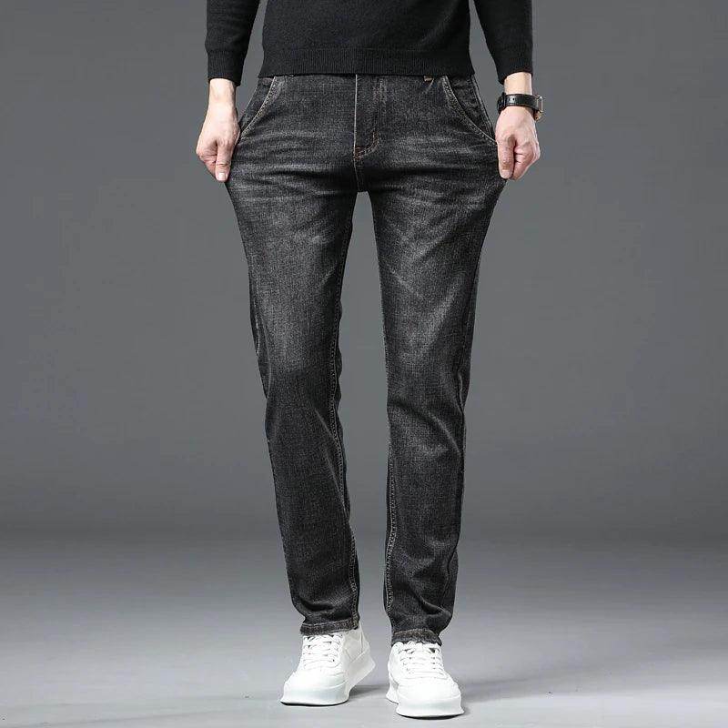 Men's Vintage Wash Casual Jeans - Givenco