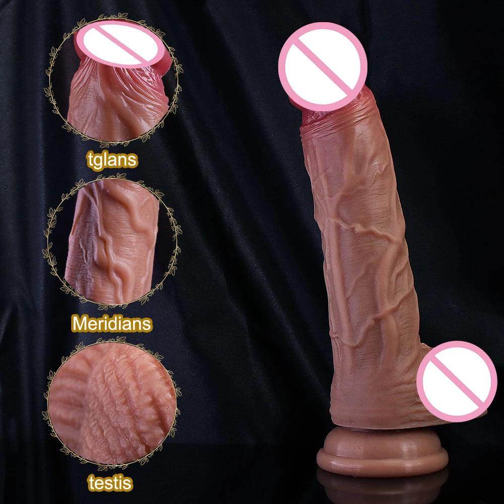 Soft Dildo Realistic Penis - Givenco