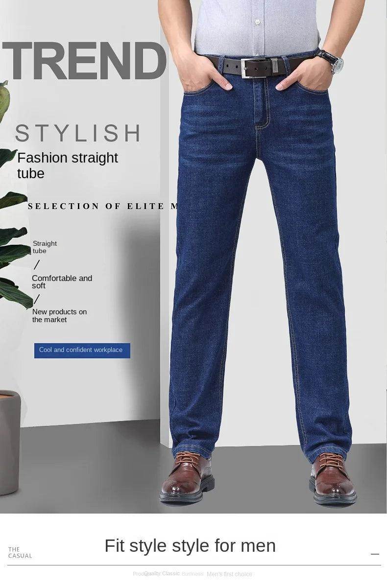 Men's Jeans Elastic Business Straight - Givenco