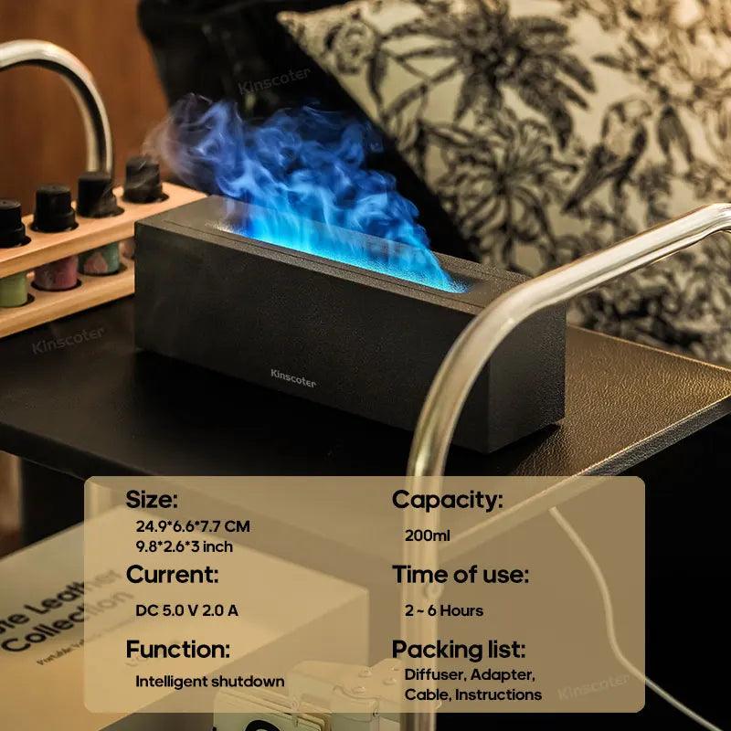 Flame Aroma Diffuser Air Humidifier - 