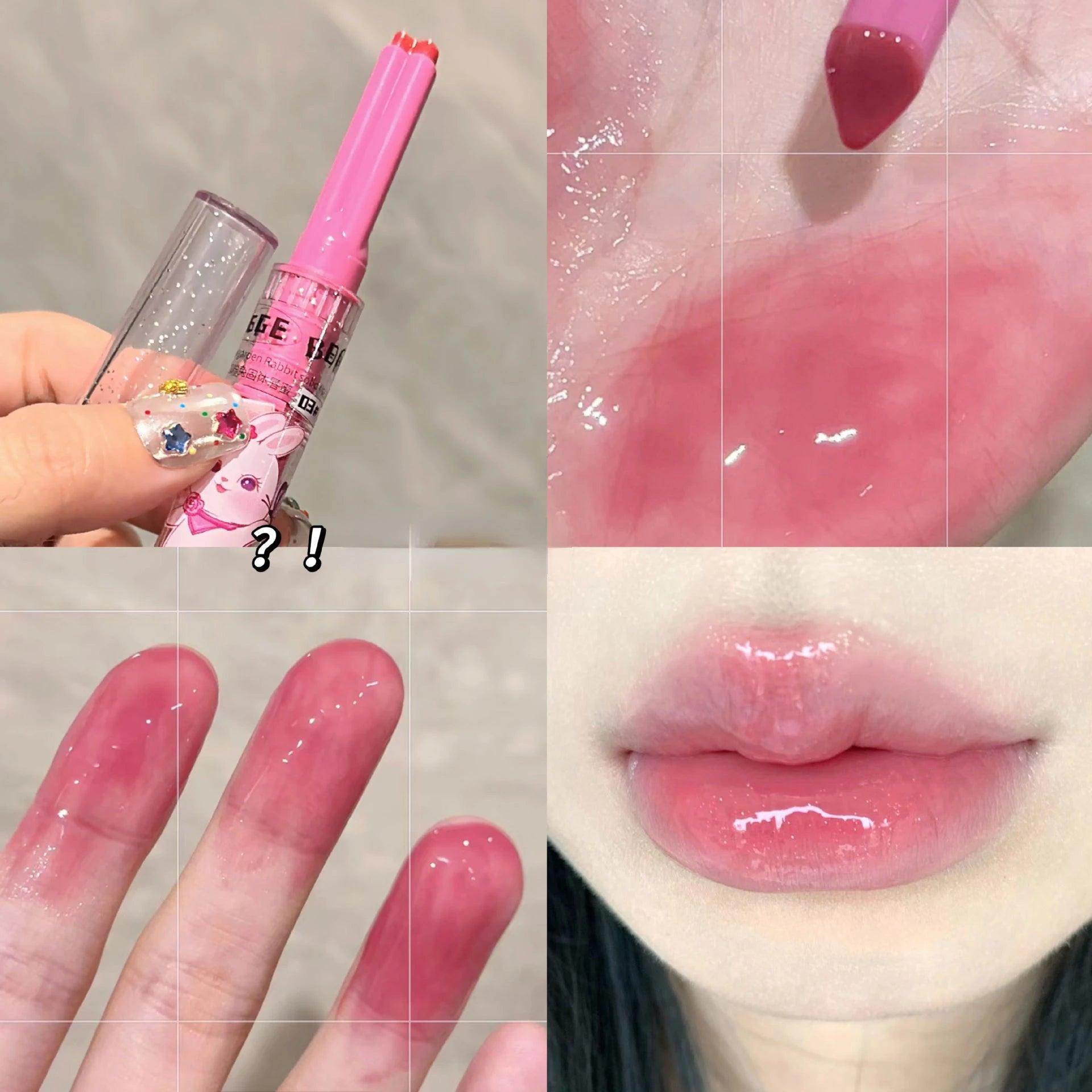 Garden Pink Rabbit Solid Lip Gloss - Givenco