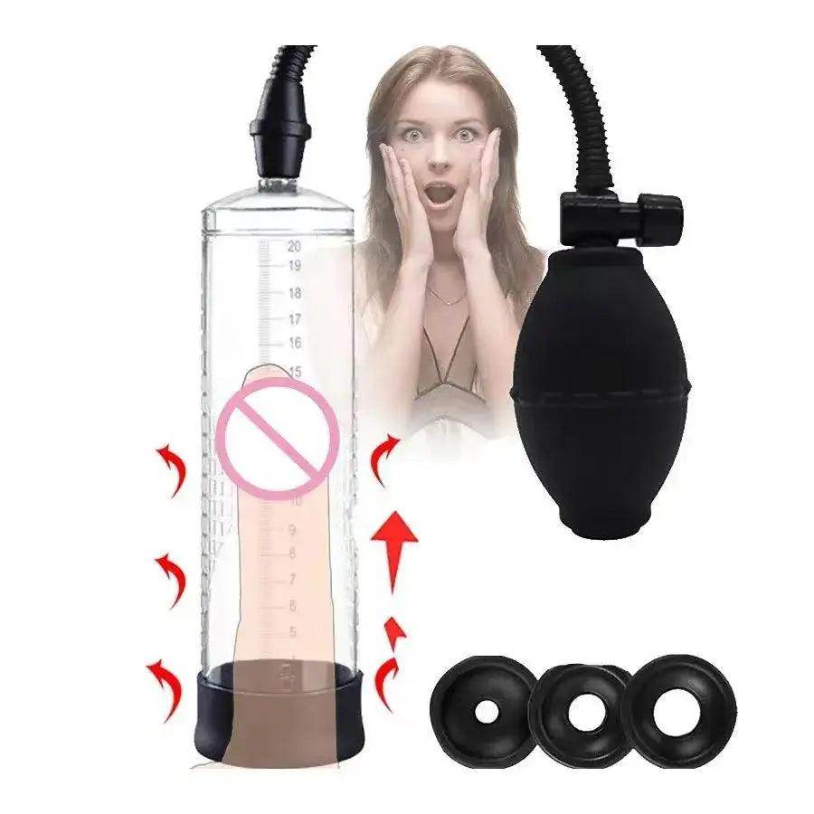 Male Penis Pump Manual Penis Enlarger - Givenco