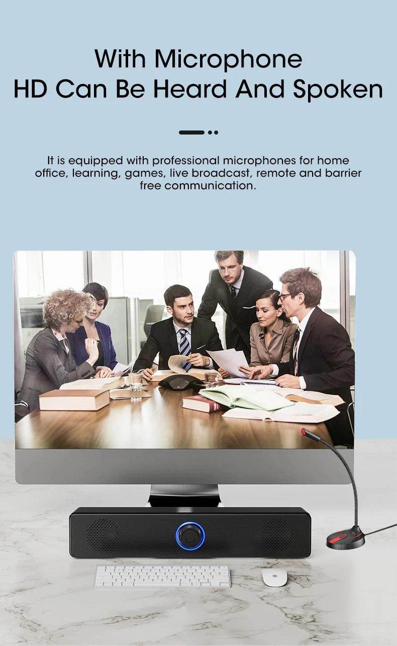 PC Soundbar Wired and Wireless Bluetooth Speaker - Givenco