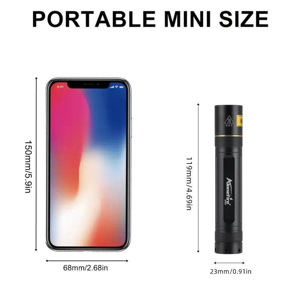 High Power Blacklight LED Flashlight - Givenco