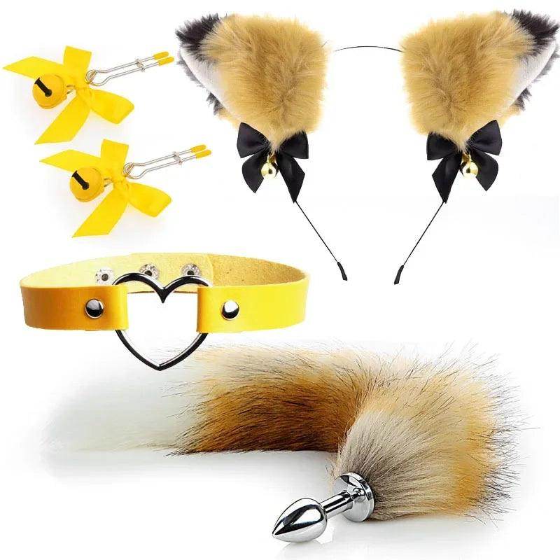 Sexy Cosplay Women Butt Fox Tail Cat Plug - Givenco