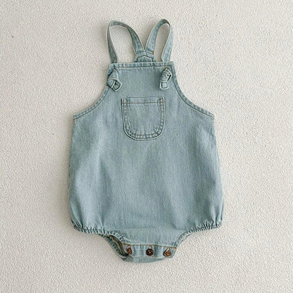 Denim Bodysuits Kids Jumpsuit - Givenchyco