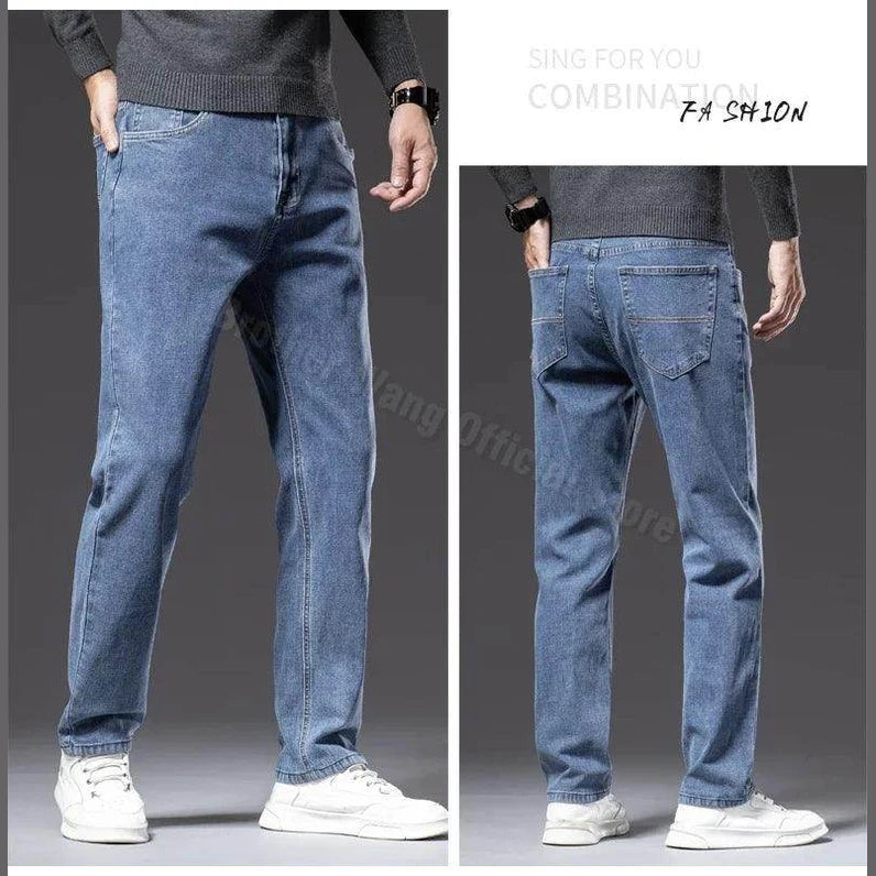 Men's Traight Loose Jeans Cotton - Givenco