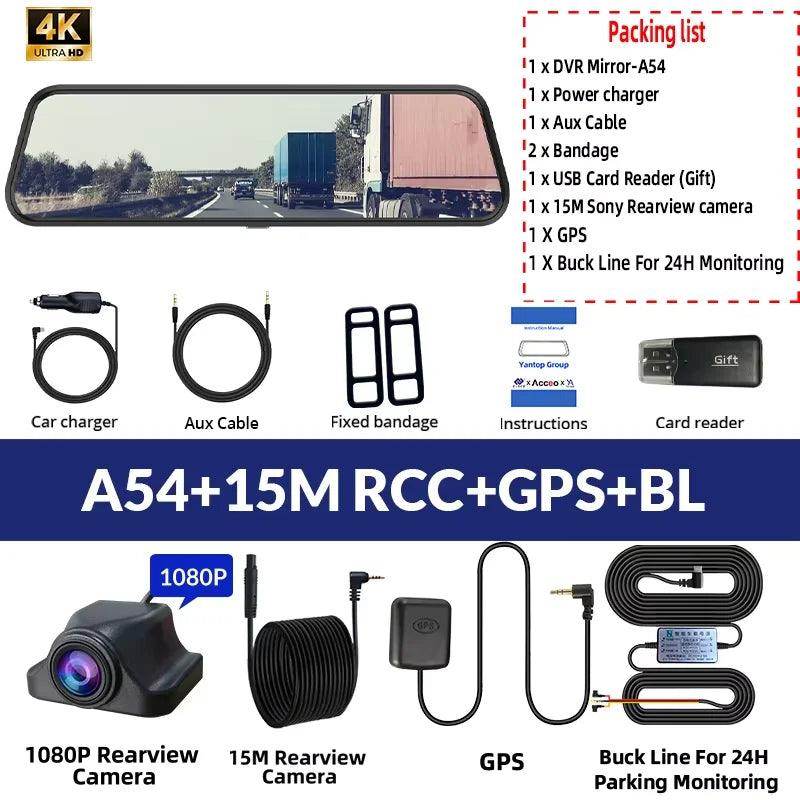 Ultra HD Driving Recorder Dual Lens 24h Parking Monitor - Givenco