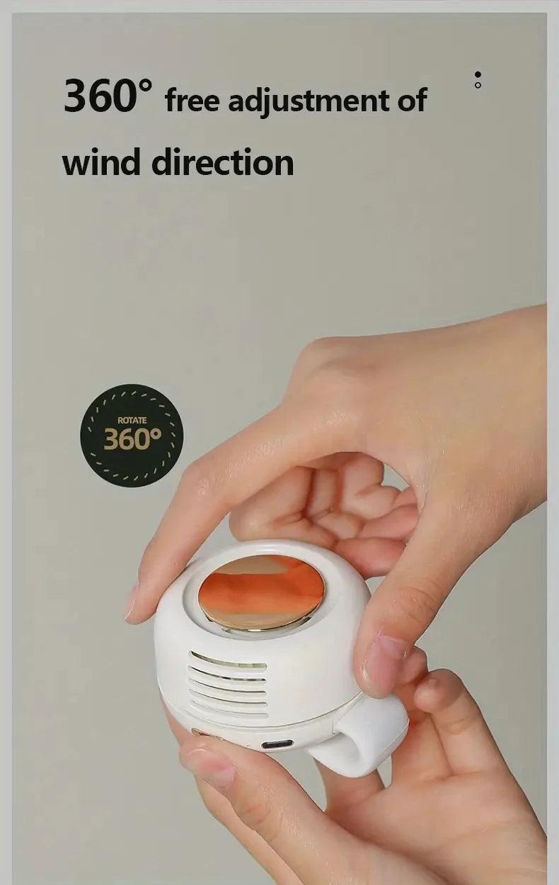 Portable silent mini bladeless electric fan - 