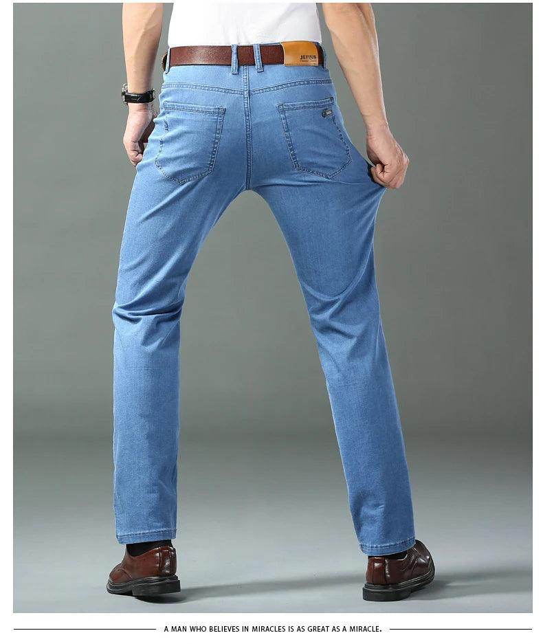 Ice Silk Thin Denim Jeans Spring Summer - Givenco
