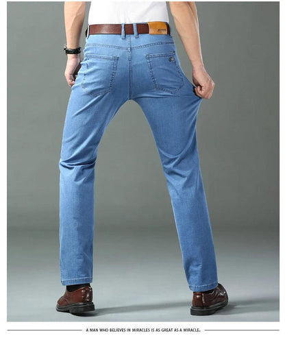 Ice Silk Thin Denim Jeans Spring Summer - Givenchyco