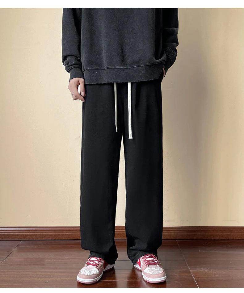 Elastic Waist Wide Leg Baggy Jeans - Givenco