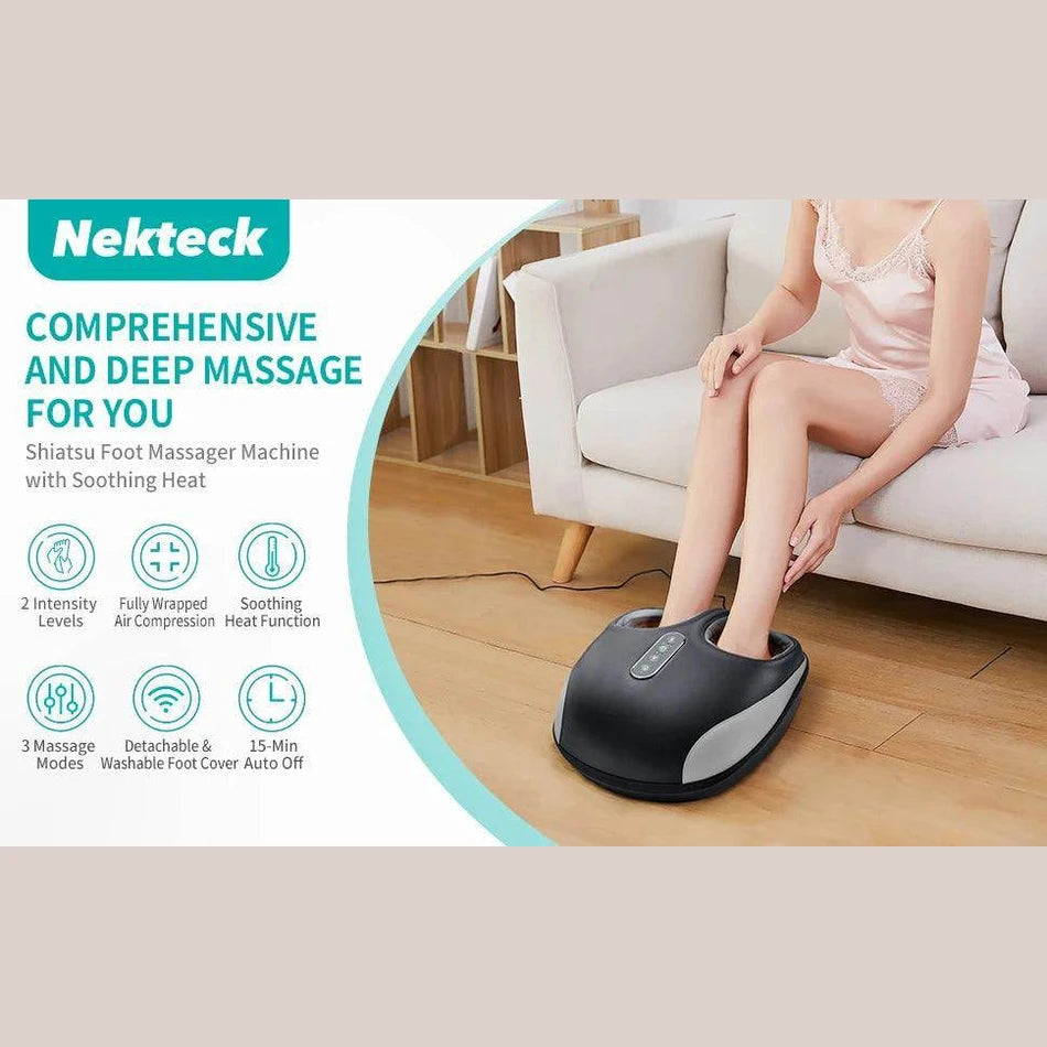 Nekteck Shiatsu Foot Massager Machine - Givenco