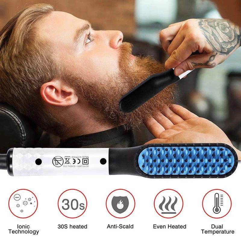 Electric Hot Comb Hair Straightener - Givenco