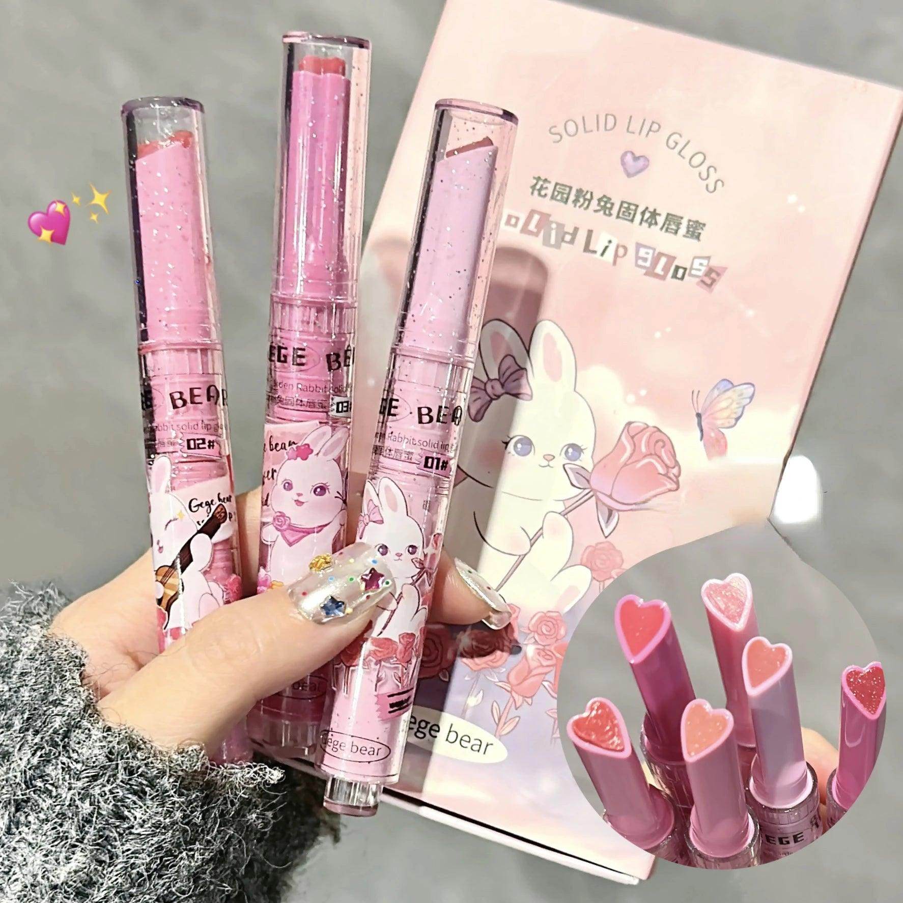 Garden Pink Rabbit Solid Lip Gloss - Givenco