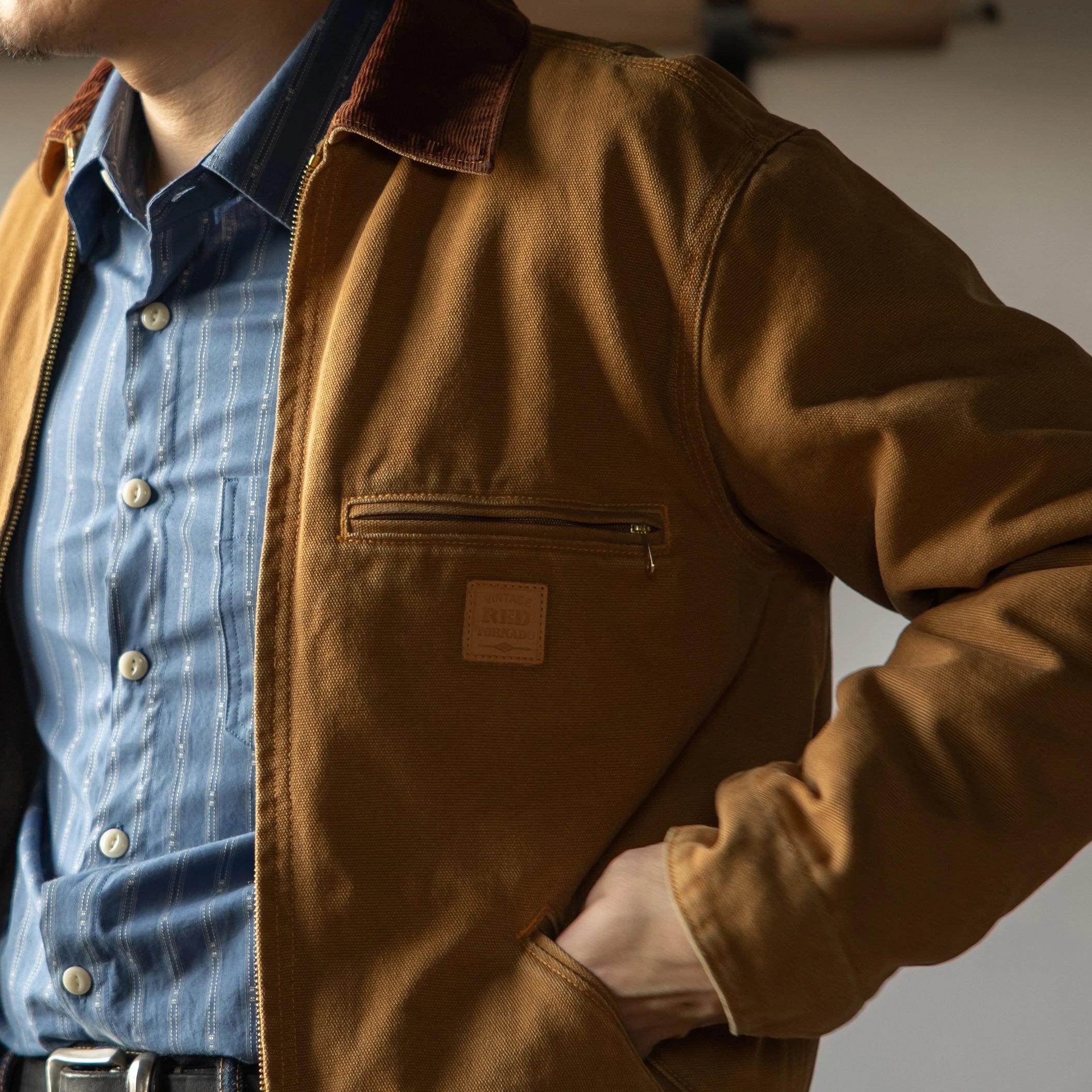 Super Warm 50% Wool Lining Cotton Fabric Vintage Stylish J1 Jacket - Givenco