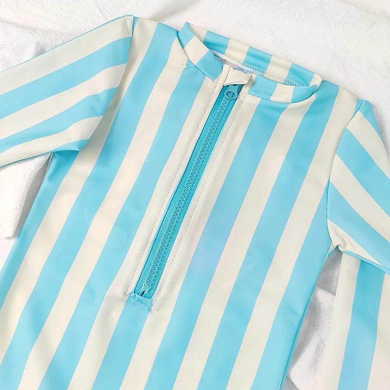 Summer Kids Swimming Wear Striped - Givenco