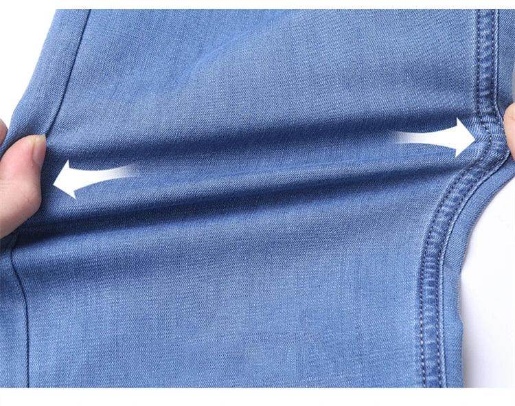 Ice Silk Thin Denim Jeans Spring Summer - Givenco