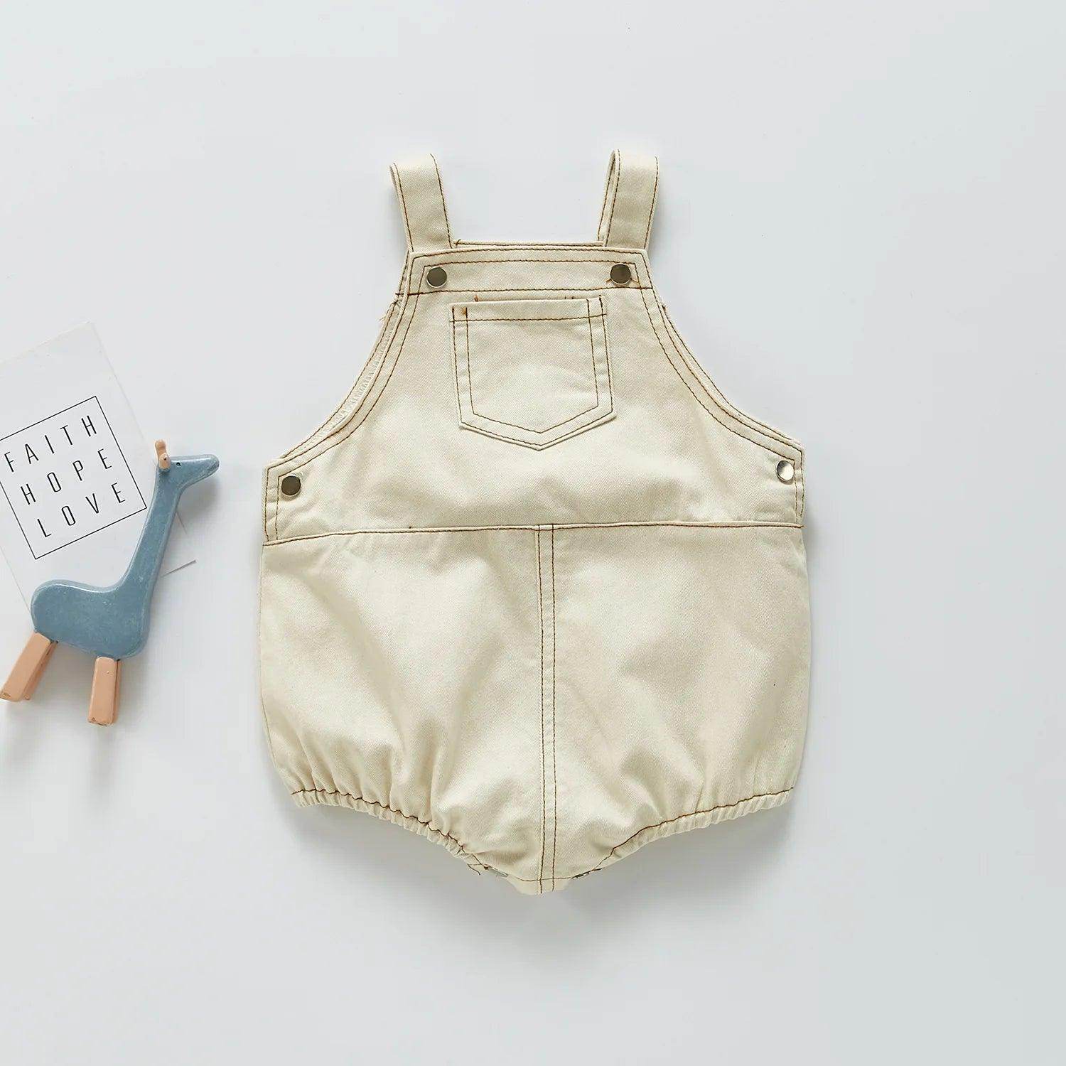 Denim Bodysuits Kids Jumpsuit - Givenco