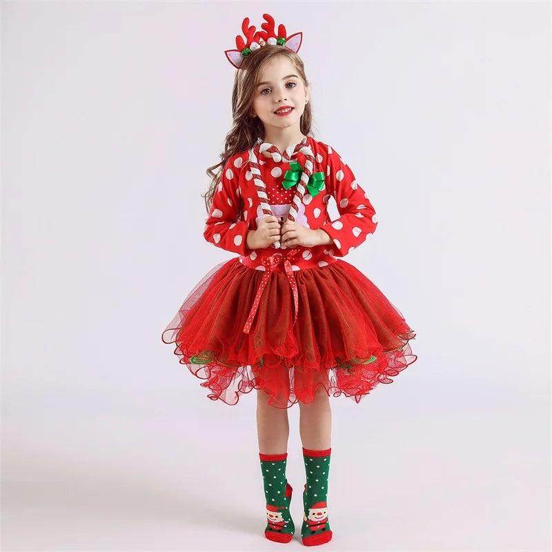 Girls Red Costume - Givenco