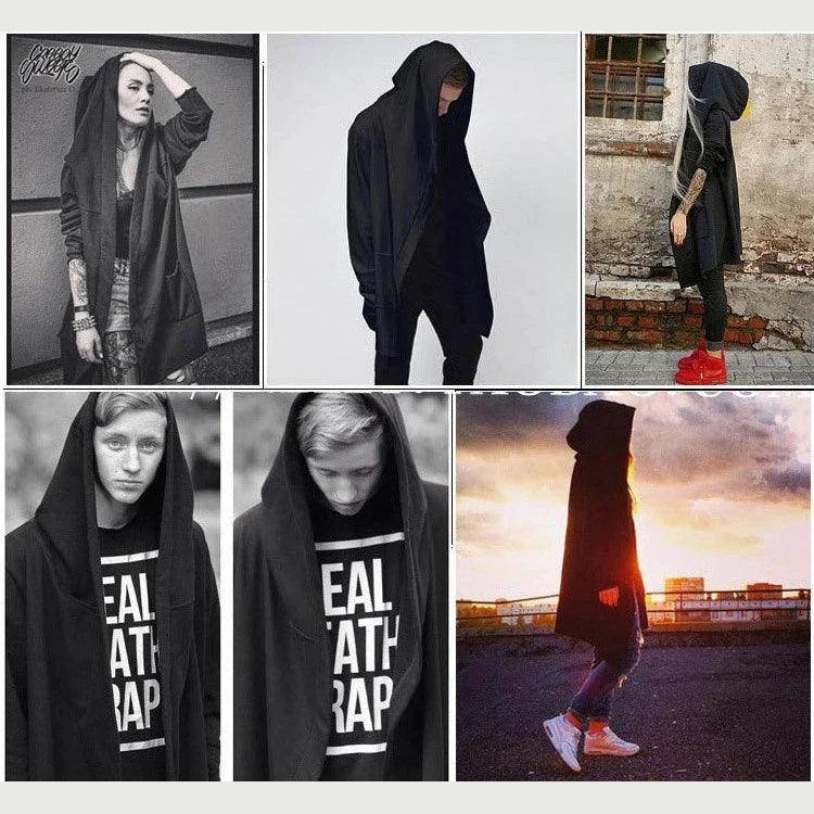 Gothic Streetwear Alan Walker Cardigan Sweatshirt - Givenco