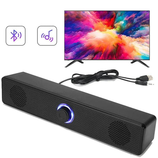 PC Soundbar Wired and Wireless Bluetooth Speaker - 