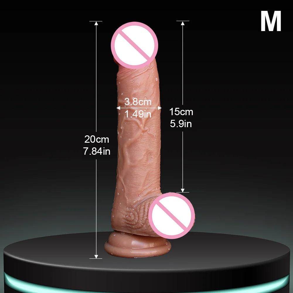Soft Dildo Realistic Penis - Givenco