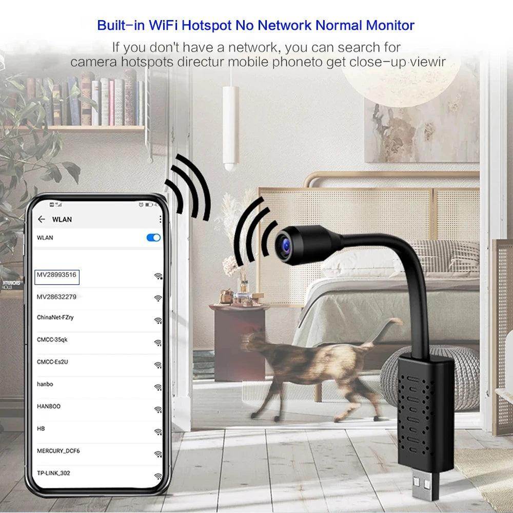 Real-time Surveillance Wifi DV HD Mini USB Camera - Givenco