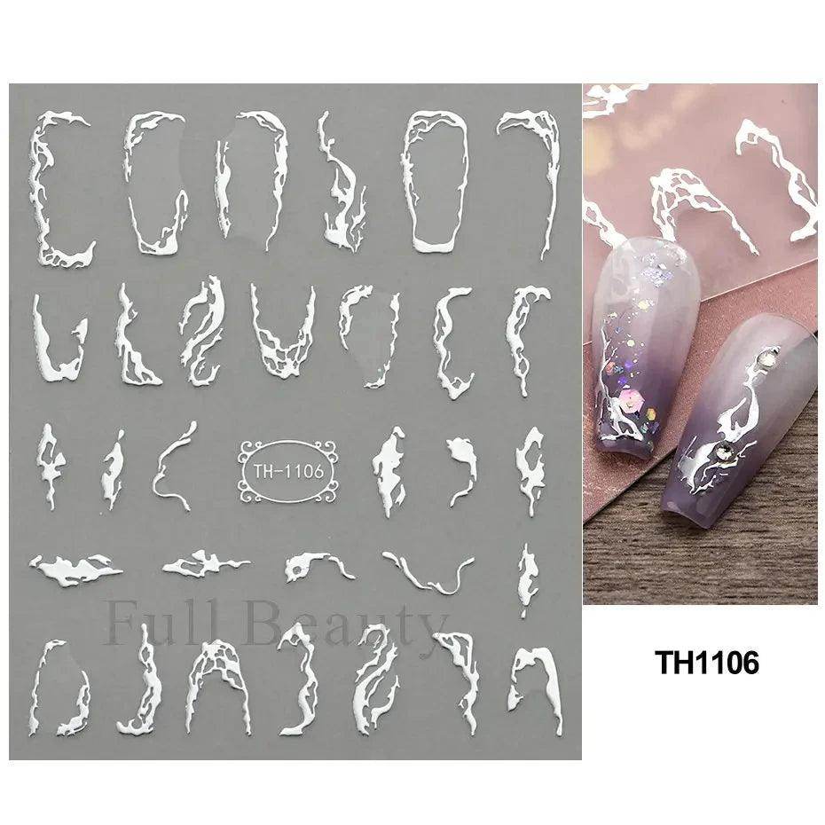 Golden Stripe Lines Sticker - Givenco