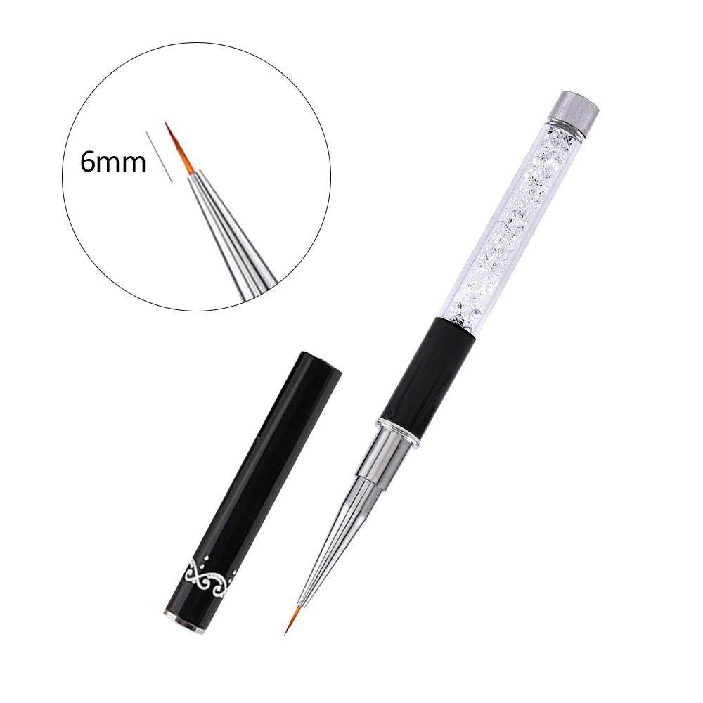 Nail Art Design Brush Set Crystal - Givenco