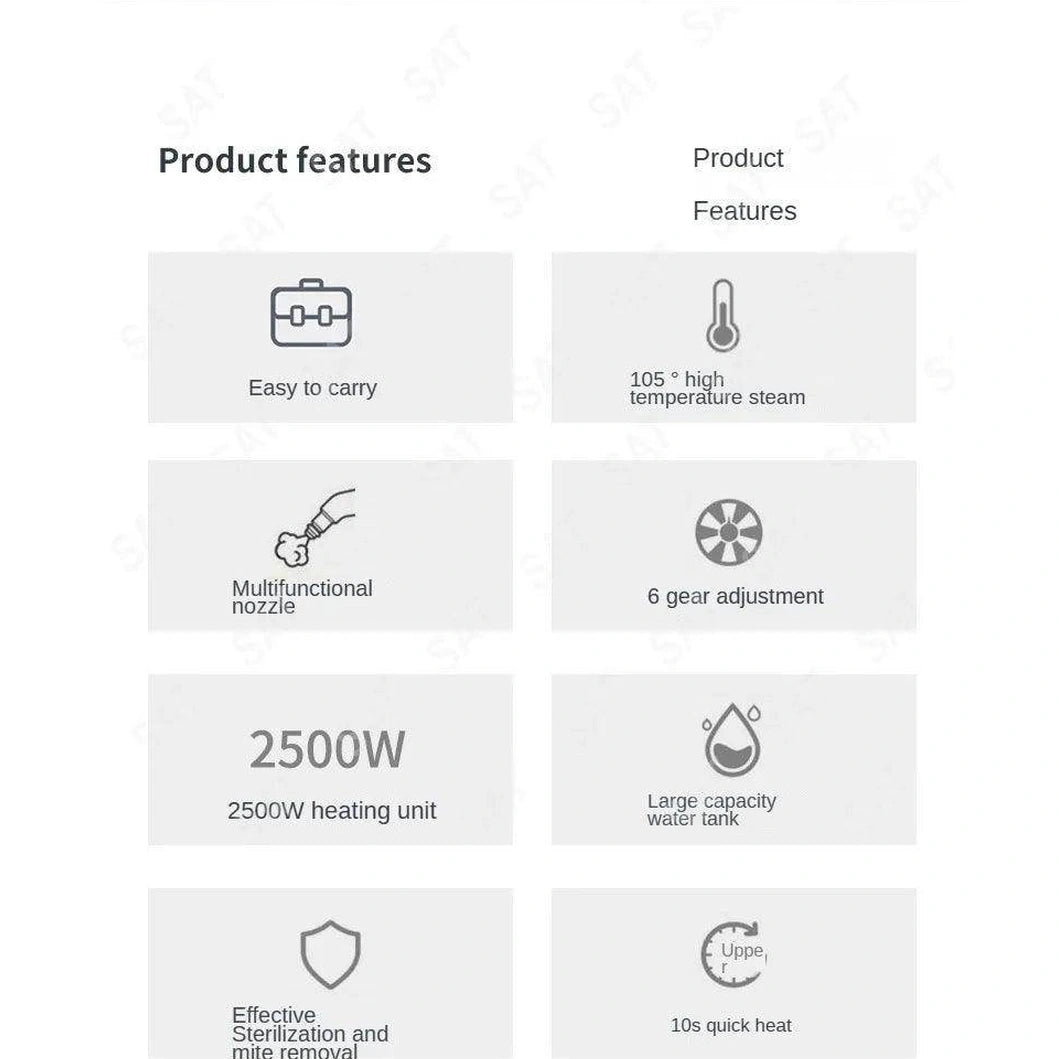 Household High-temperature Steam Cleaner - Givenco