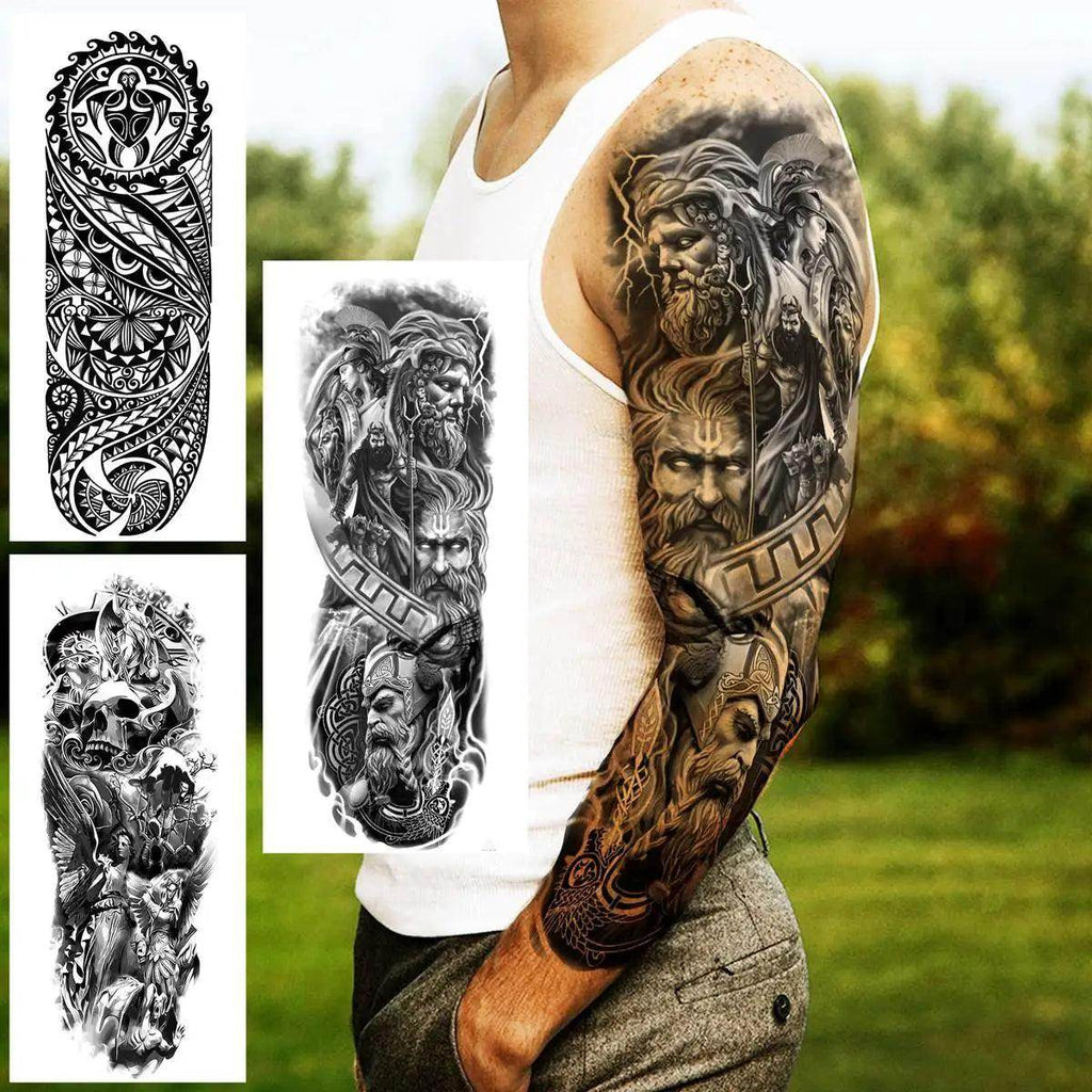 Sheets Extra Large Size Temporary Tattoos - Givenco