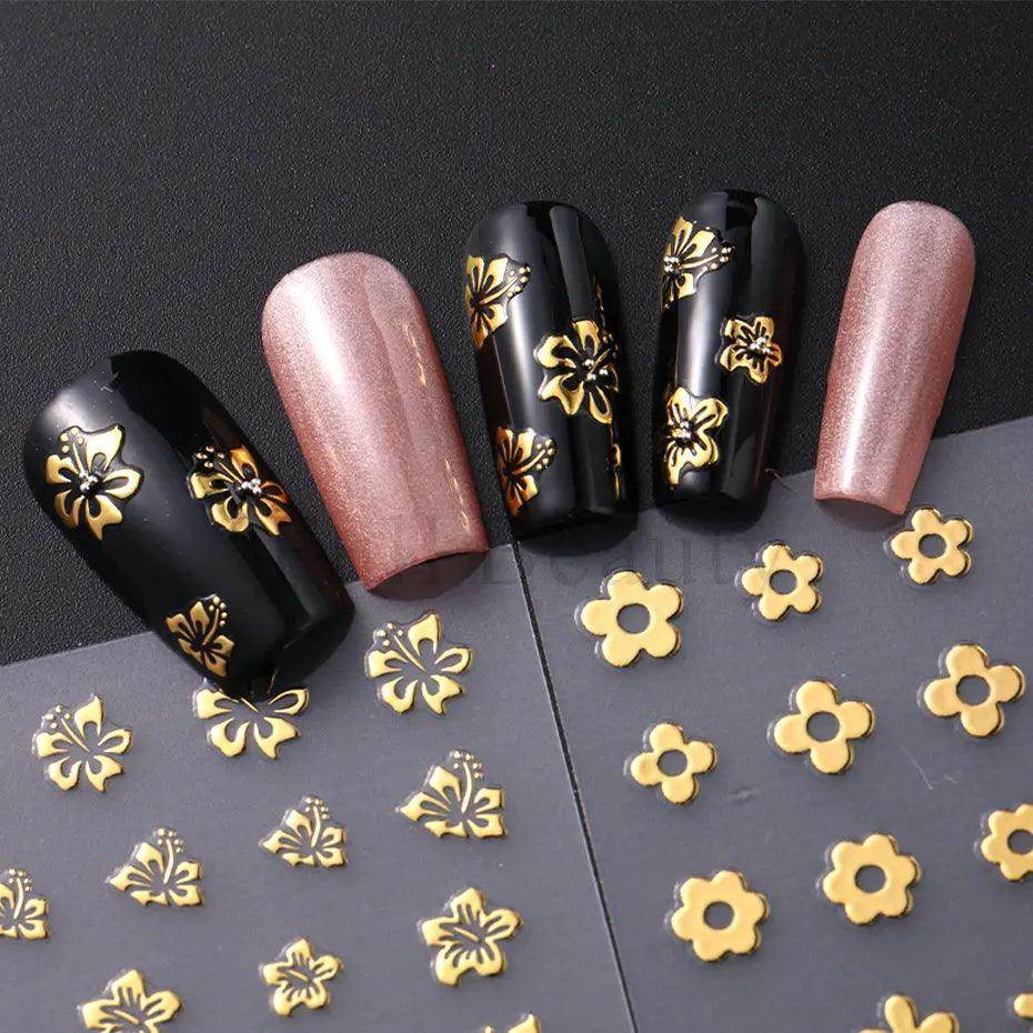 Golden Stripe Lines Sticker - Givenco