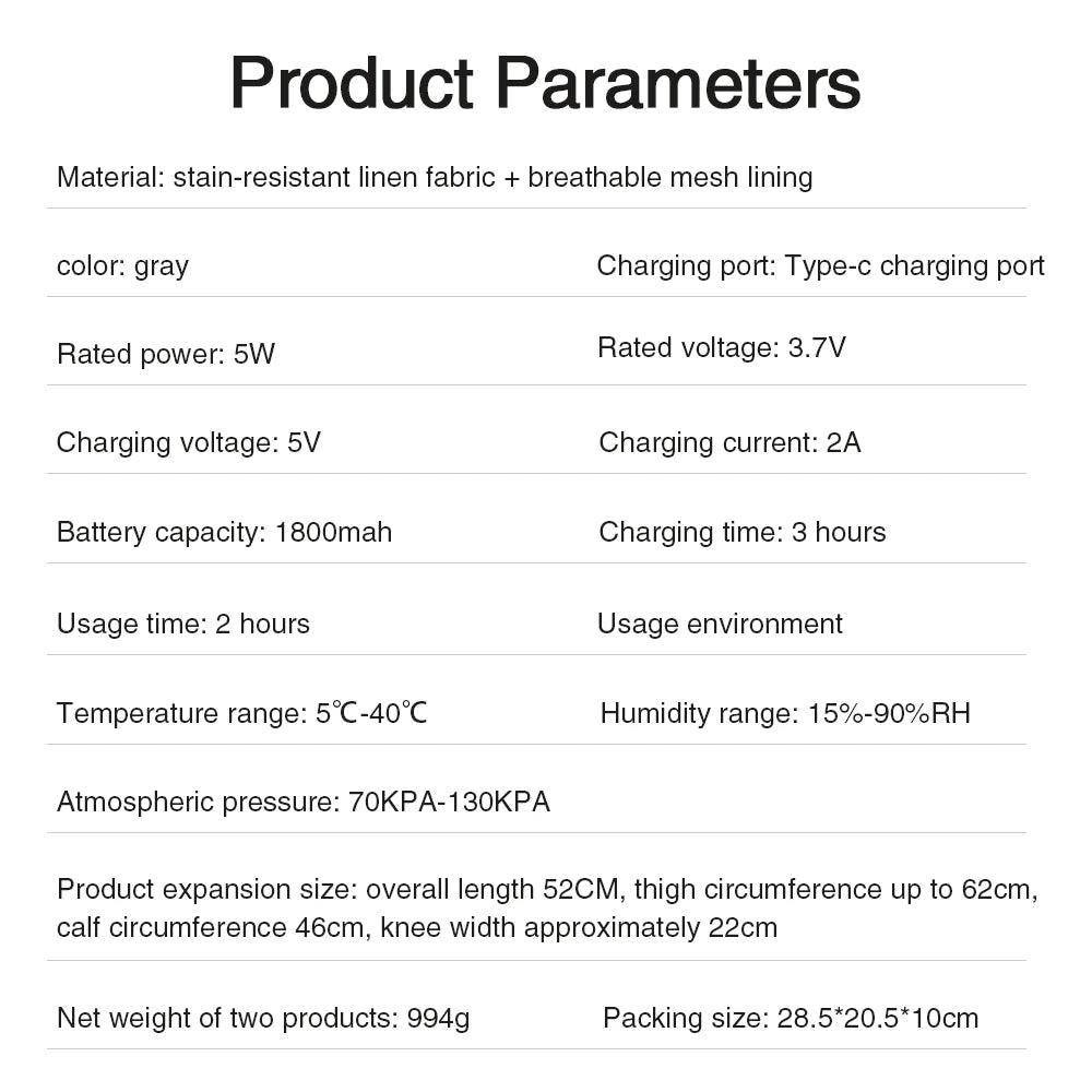 Electric 360Â° Full Cover Leg Massager - Givenco