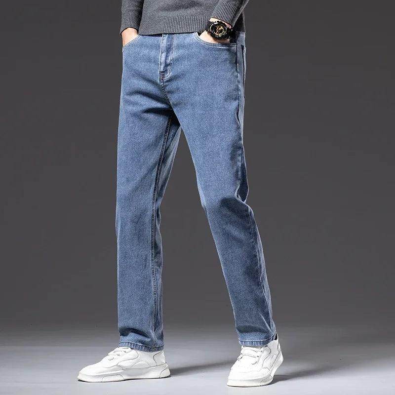 Men's Traight Loose Jeans Cotton - Givenco