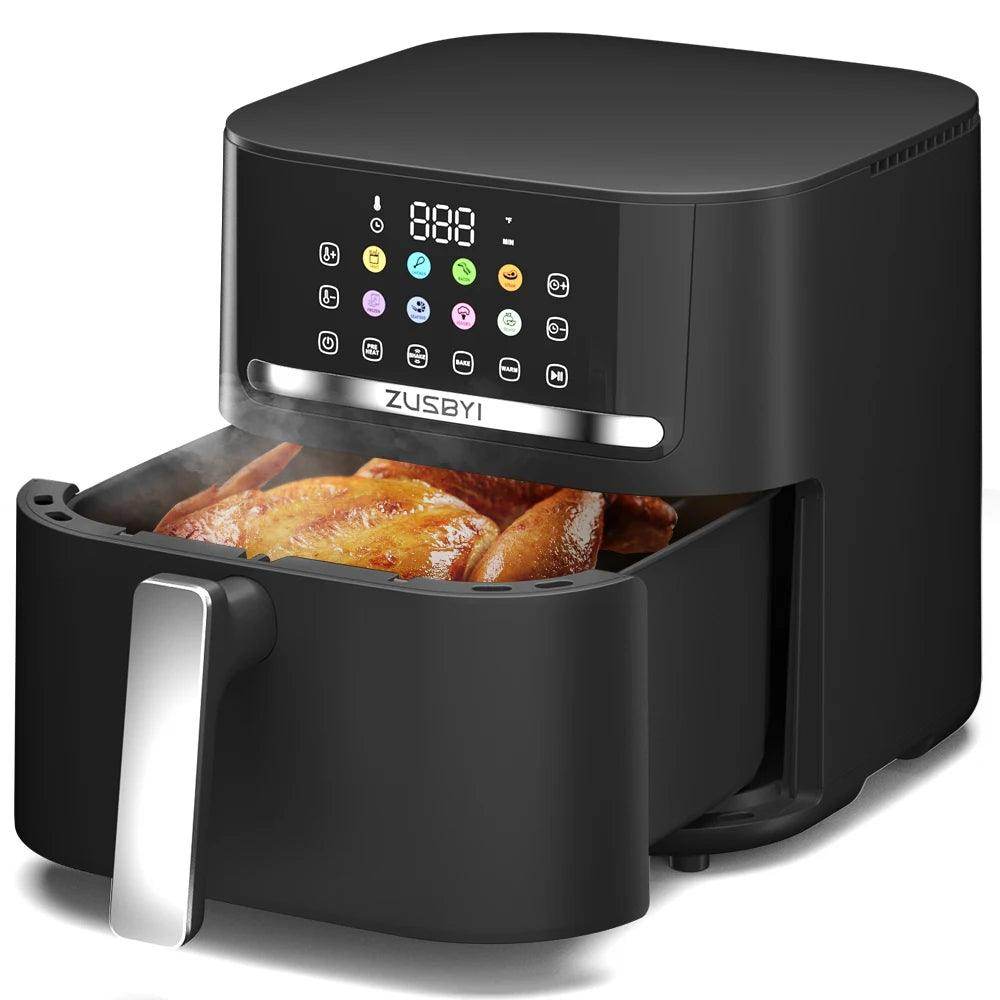 Air Fryer Oven With Smart Coloful Screen - Givenco