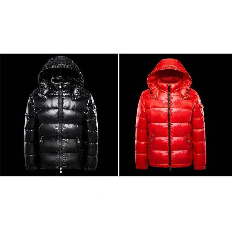 Winter Mens Shiny Down Parkas Coats - Givenco