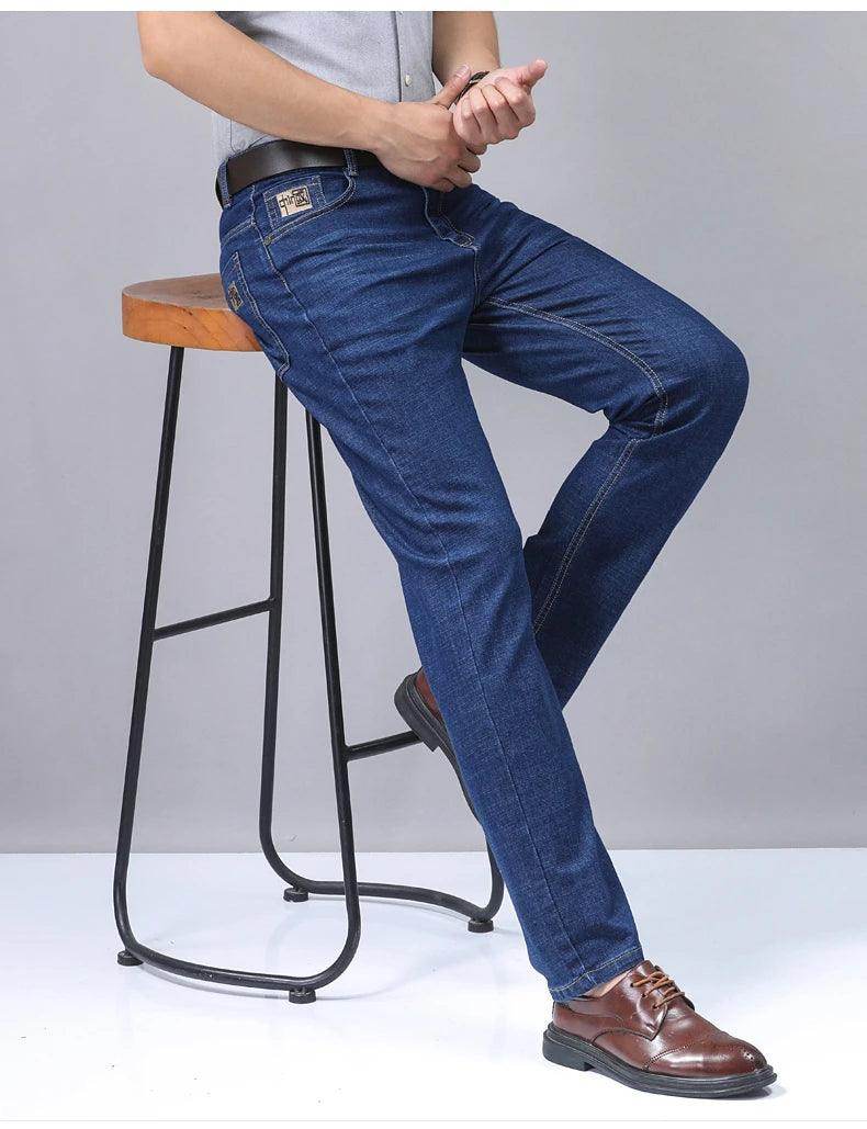 Men's Jeans Elastic Business Straight - Givenco