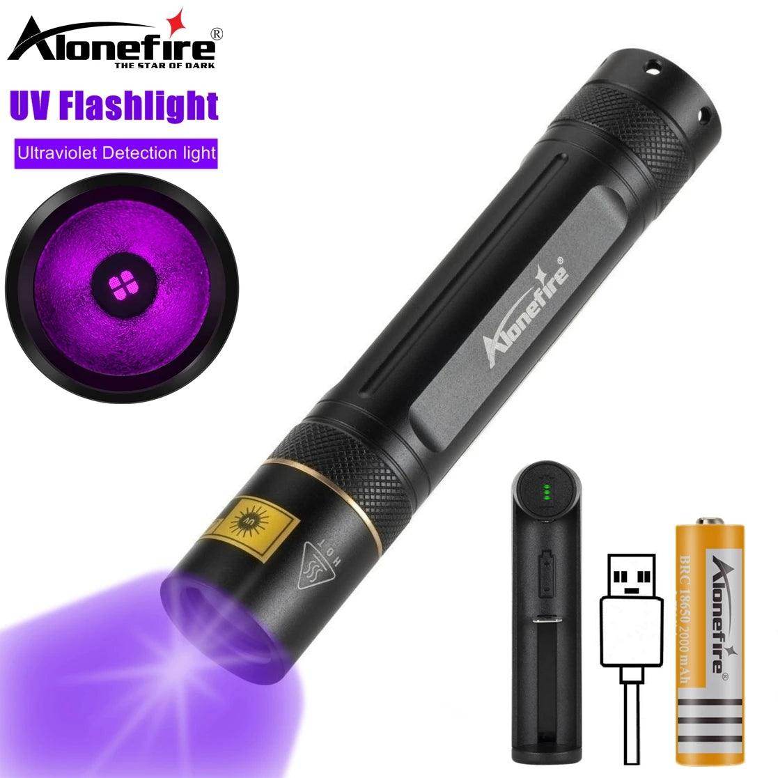 High Power Blacklight LED Flashlight - Givenco