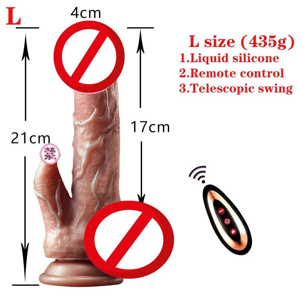 Tongue Licking Remote Control Vibrator - Givenco