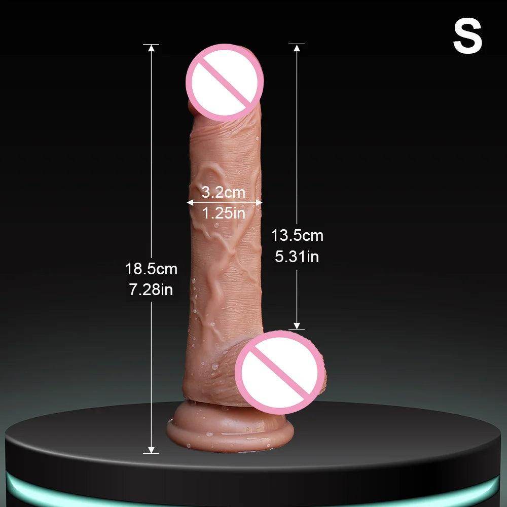 Soft Dildo Realistic Penis - Givenco