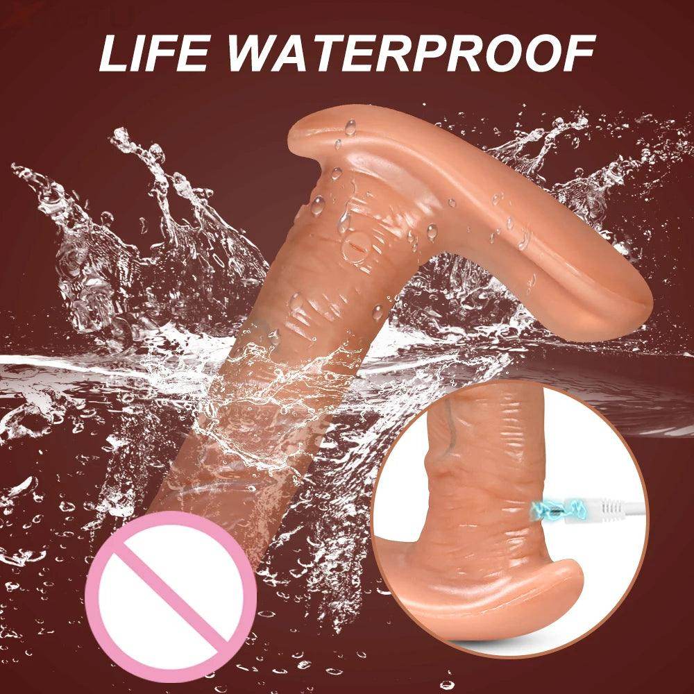 Remote Control Realistic Thrusting Dildo - Givenco