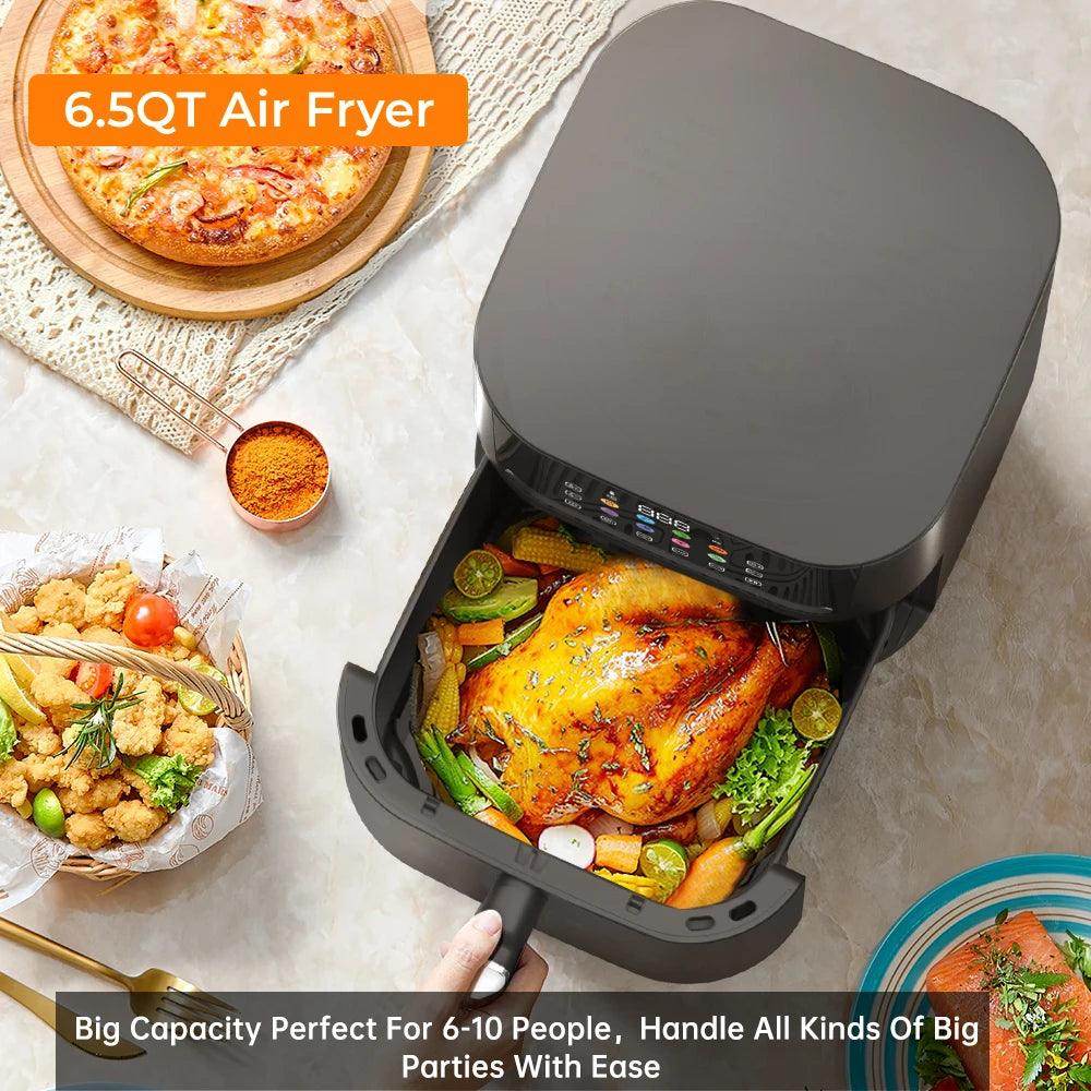 Air Fryer Oven With Smart Coloful Screen - Givenco