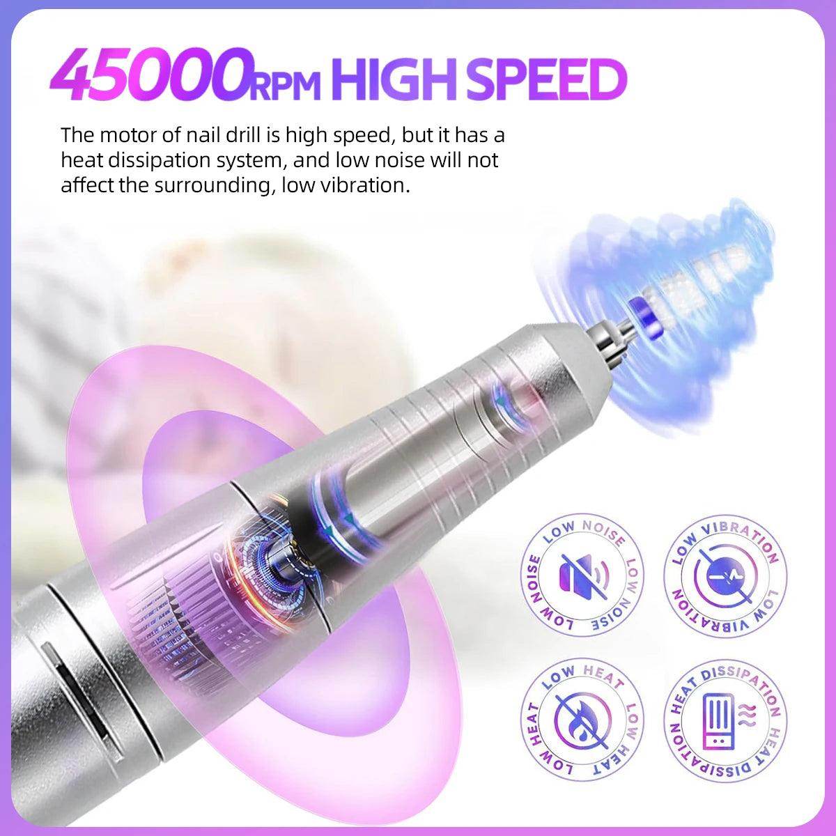 Electric Nail Drill Machine - Givenco