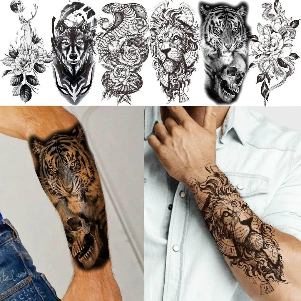 Sheets Extra Large Size Temporary Tattoos - Givenco