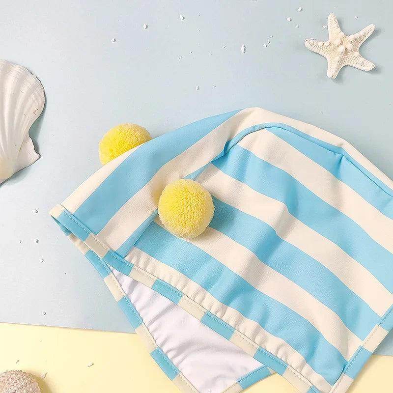Summer Kids Swimming Wear Striped - Givenco