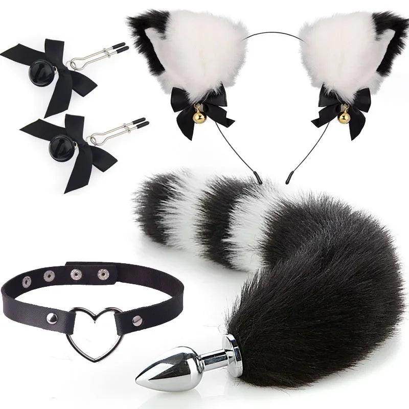 Sexy Cosplay Women Butt Fox Tail Cat Plug - Givenco