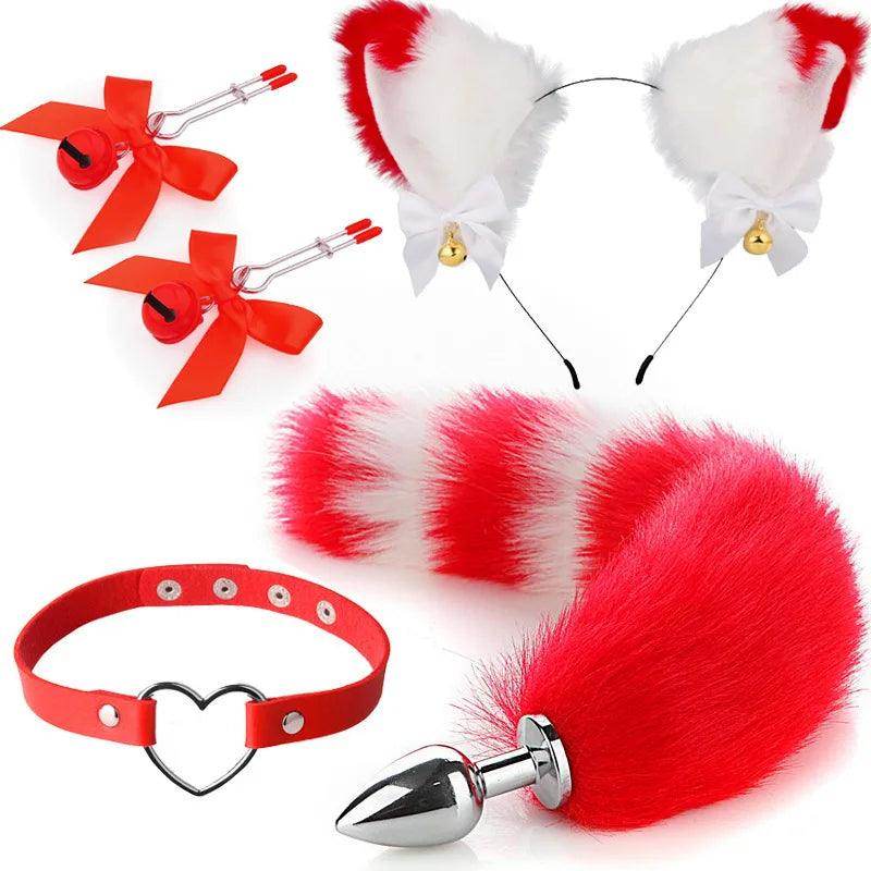Sexy Cosplay Women Butt Fox Tail Cat Plug - Givenco