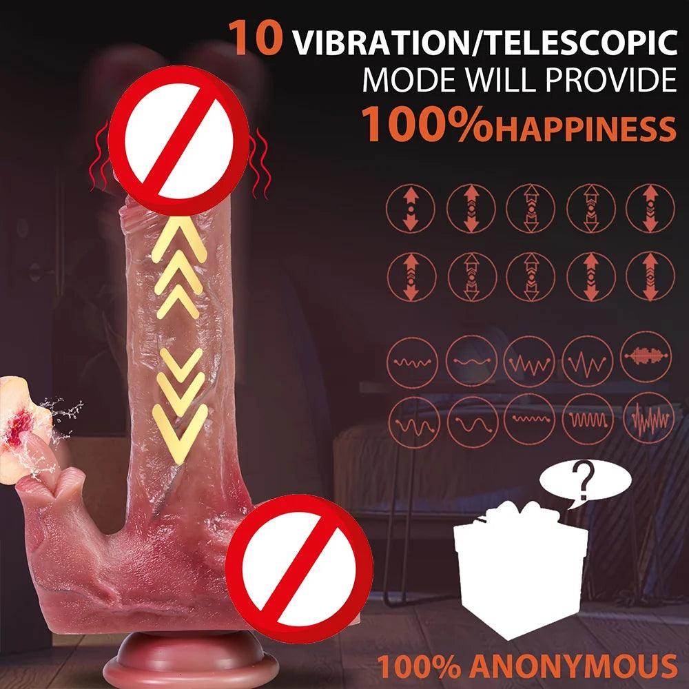 Tongue Licking Remote Control Vibrator - Givenco
