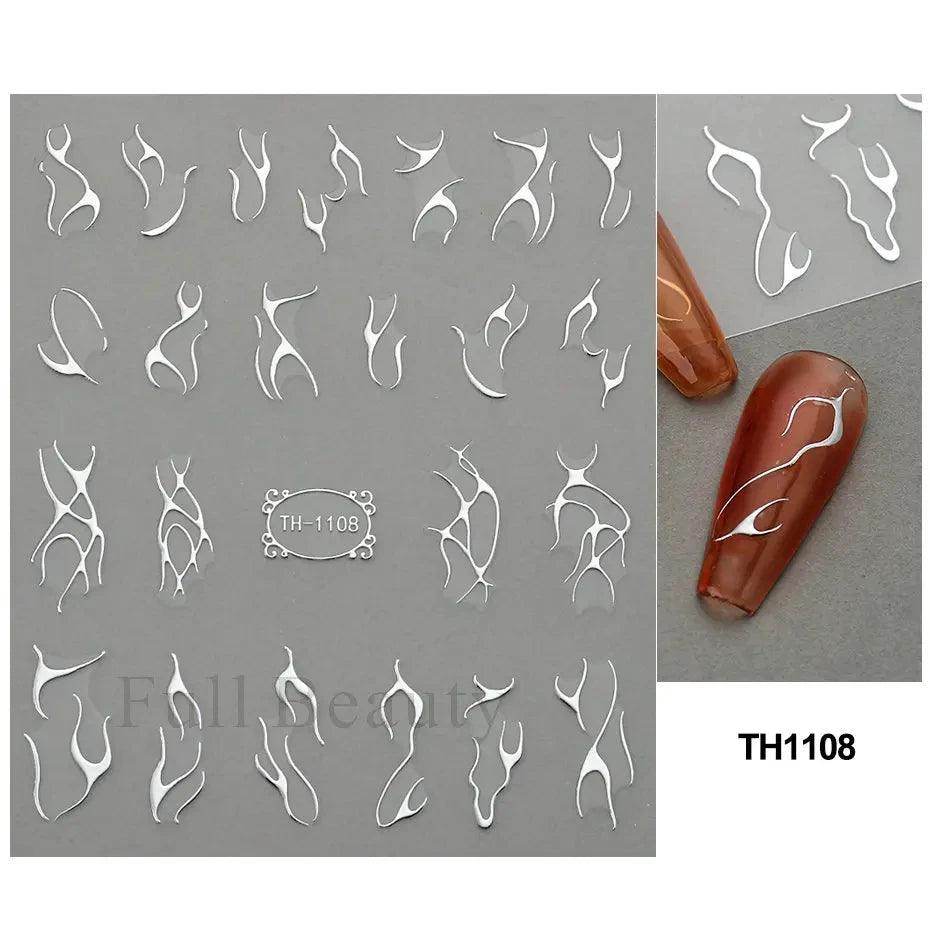 Golden Stripe Lines Sticker - Givenco